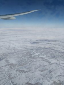 飛行機からの眺め