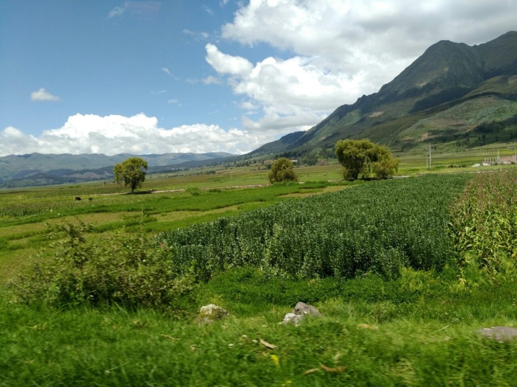 オリャンタイタンボからクスコまでの道のり